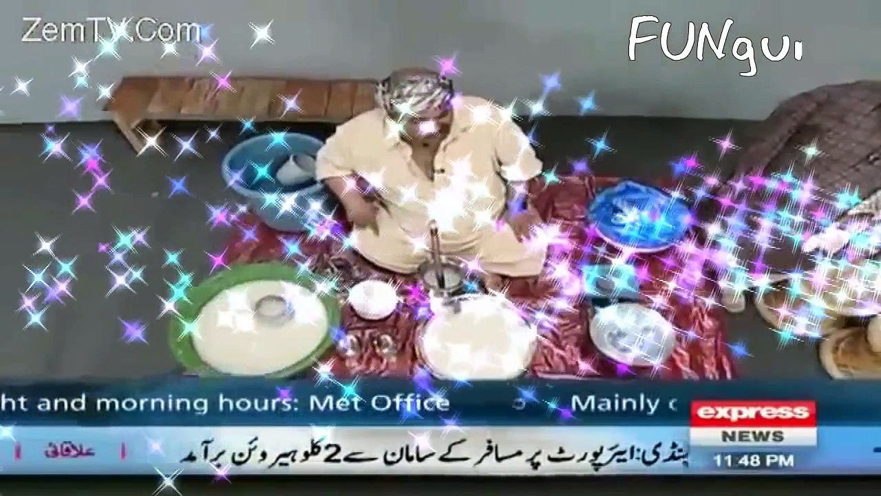 Agha Majid as 'Milkman' - Khabardar with aftab Iqbal