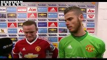 Manchester United 0-0 Chelsea - Wayne Rooney & David De Gea Post Match Interview