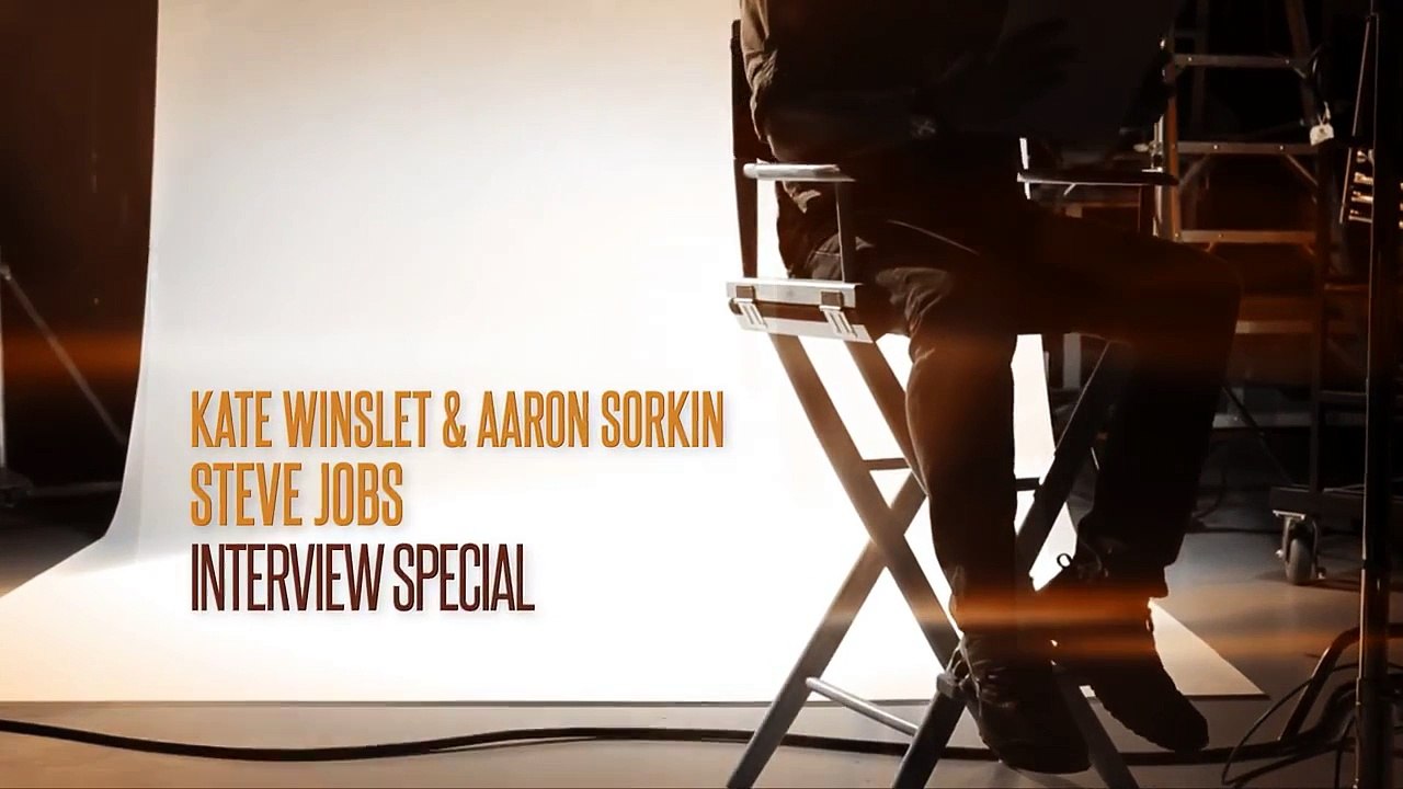 Steve Jobs Kate Winslet & Aaron Sorkin exclusive interview (2015)