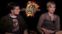 The Hunger Games: Catching Fire Interview - Jennifer Lawrence & Josh Hutcherson (2013) HD