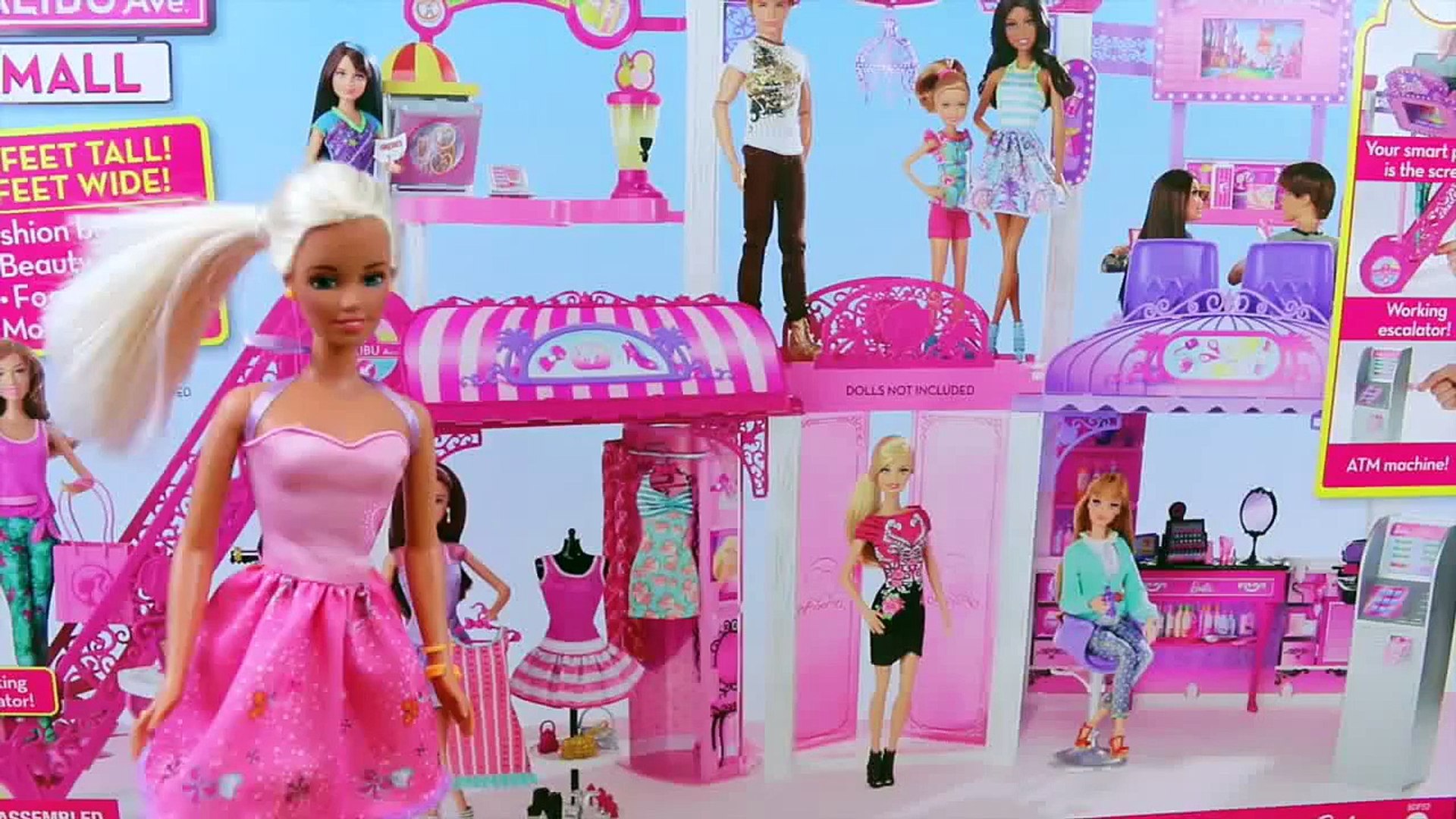 barbie mall playset