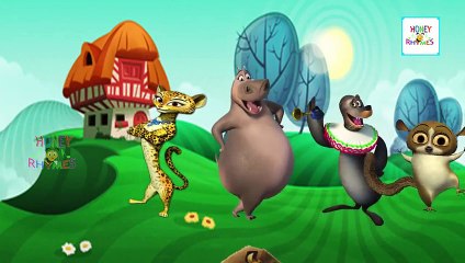 Madagascar Finger Family | Finger Family Cartoon Animation Rhymes for Children