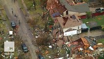 Aftermath of deadly tornadoes and powerful blizzards in Texas