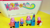barbie toys Peppa Pig Play Doh Barbie Cruise Like Disney Frozen Cruise Ship Series DisneyCarToys