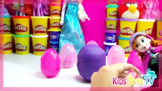 OLAF Frozen Dora my little pony Play Doh Surprise Eggs Peppa Pig Doc Mcstuffins MICKEY MOUSE