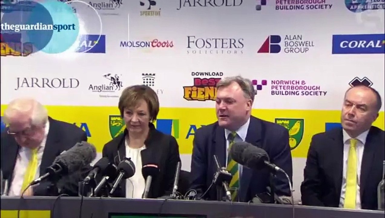 Lifelong fan Ed Balls takes over as chairman of Norwich City FC