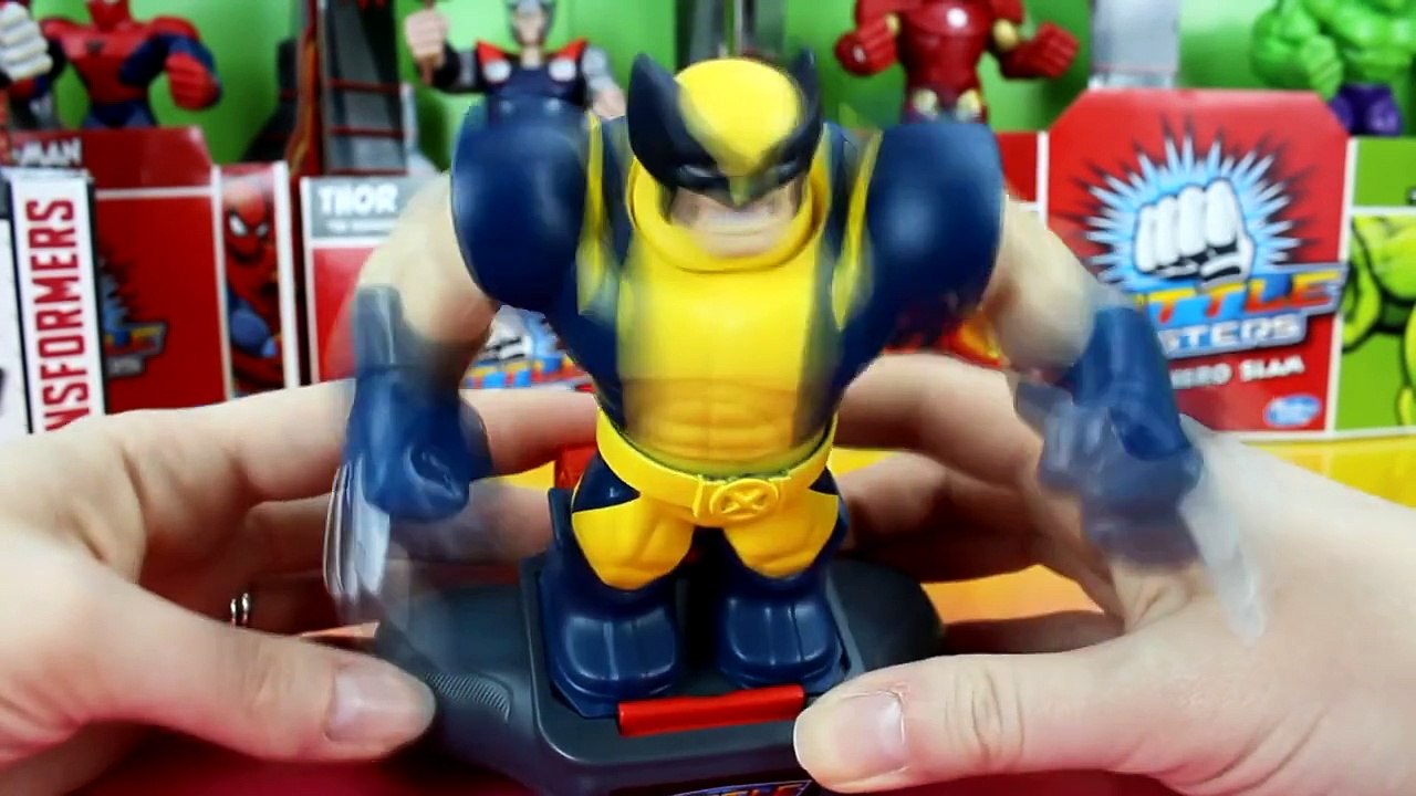 Marvel Battle Masters Captain America, Spiderman, Hulk, Ironman, Thor, Wolverine