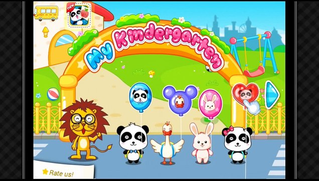 BABY PANDA GAME CUTE BABY BUNNY SWIM POOL BALLS WATER BALLS FEED SLEEP PLAY SLIDES KINDER SCHOOL