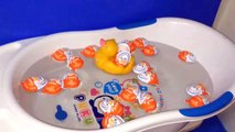 KINDER JOY SURPRISE EGGS FUN BATH WITH RUBBER DUCK kinder joy eggs best kinder surprise