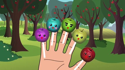 LOLLIPOP FINGER FAMILY APPLE CAKE POP COLOURFUL APPLE ICE CREAM FINGER FAMILY NURSERY RHYMES