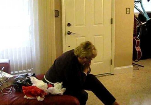 Woman Can't Control Her Excitement Over Millie the Dog