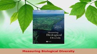 Read  Measuring Biological Diversity EBooks Online