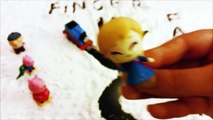 toys Finger Family Nursery Rhyme Song with Peppa Pig Thomas and Friends & Disney Frozen Toys