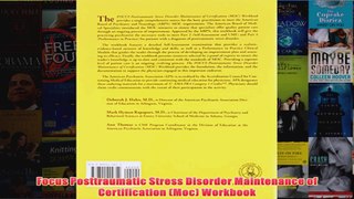 Focus Posttraumatic Stress Disorder Maintenance of Certification Moc Workbook