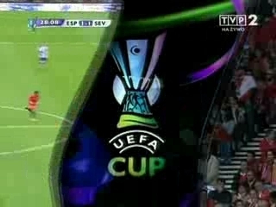 UEFA Cup Finale: Espanyol - Sevilla 1-1 Riera