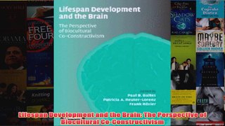 Lifespan Development and the Brain The Perspective of Biocultural CoConstructivism