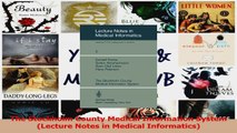 PDF Download  The Stockholm County Medical Information System Lecture Notes in Medical Informatics PDF Full Ebook
