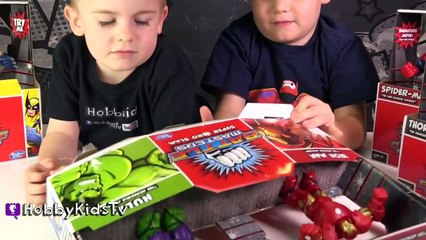 Battle Masters Hulk Iron Man Wolverine Marvel Hasbro Spider-Man by HobbyGamesTV