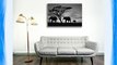 Canvas Culture - Elephant Landscape Canvas Art Print Box Framed Picture 7 Black