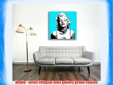 Canvas Culture - Marilyn Monroe Box Framed Canvas Art Print Picture 5 Aqua 60 x 60cm