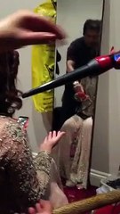 Angry Ayesha Sana with make up artist Video goes Viral on Social Media