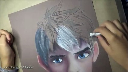 Speed Drawing: Jack Frost | Diana Díaz