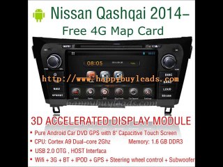 Download Video: Nissan Qashqai Car Audio System Android DVD GPS Navigation Wifi