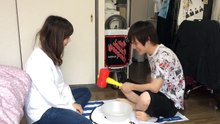 姉とたたいて熱湯かぶってじゃんけんぽん