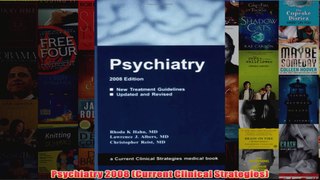 Psychiatry 2008 Current Clinical Strategies