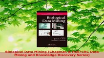 Read  Biological Data Mining Chapman  HallCRC Data Mining and Knowledge Discovery Series Ebook Free