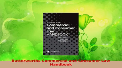 Read  Butterworths Commercial and Consumer Law Handbook EBooks Online