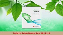 Read  Tolleys Inheritance Tax 201213 Ebook Free
