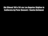 Alu Dibond 100 x 50 cm: Los Angeles Skyline in California by Peter Bennett / Danita Delimont