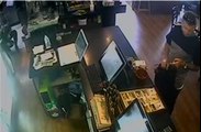 Un voleur pris en flagrant délit par une caméra