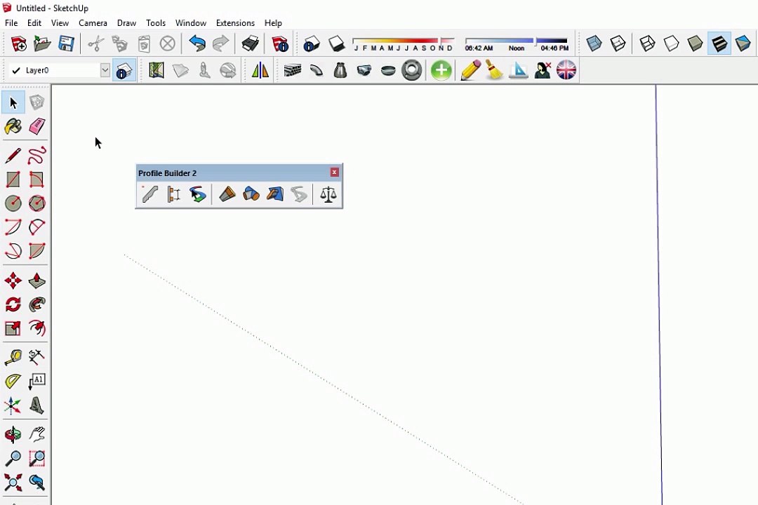 วิธีใช้งาน Profile Builder 2 ในโปรแกรมเขียนแบบสามมิติ Setchup ตอนที่ 2