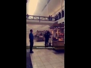 Hoverboard Catches Fire at Texas Mall