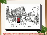 London Stretched Canvas Print - Centreland Frank Kiely (32 x 24 inches)