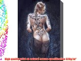 Luis Royo Stretched Canvas Print - The Flower Of Pain Tattoo (32 x 24 inches)
