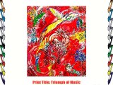Marc Chagall - Triumph of Music Fine Art Print (45.72 x 60.96 cm)