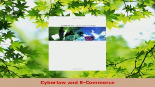 Read  Cyberlaw and ECommerce Ebook Free