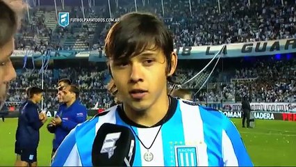 Romero: "Esto es un grupo". Racing 1 - Independiente 2. Liguilla Pre Libertadores 2015. Final. FP