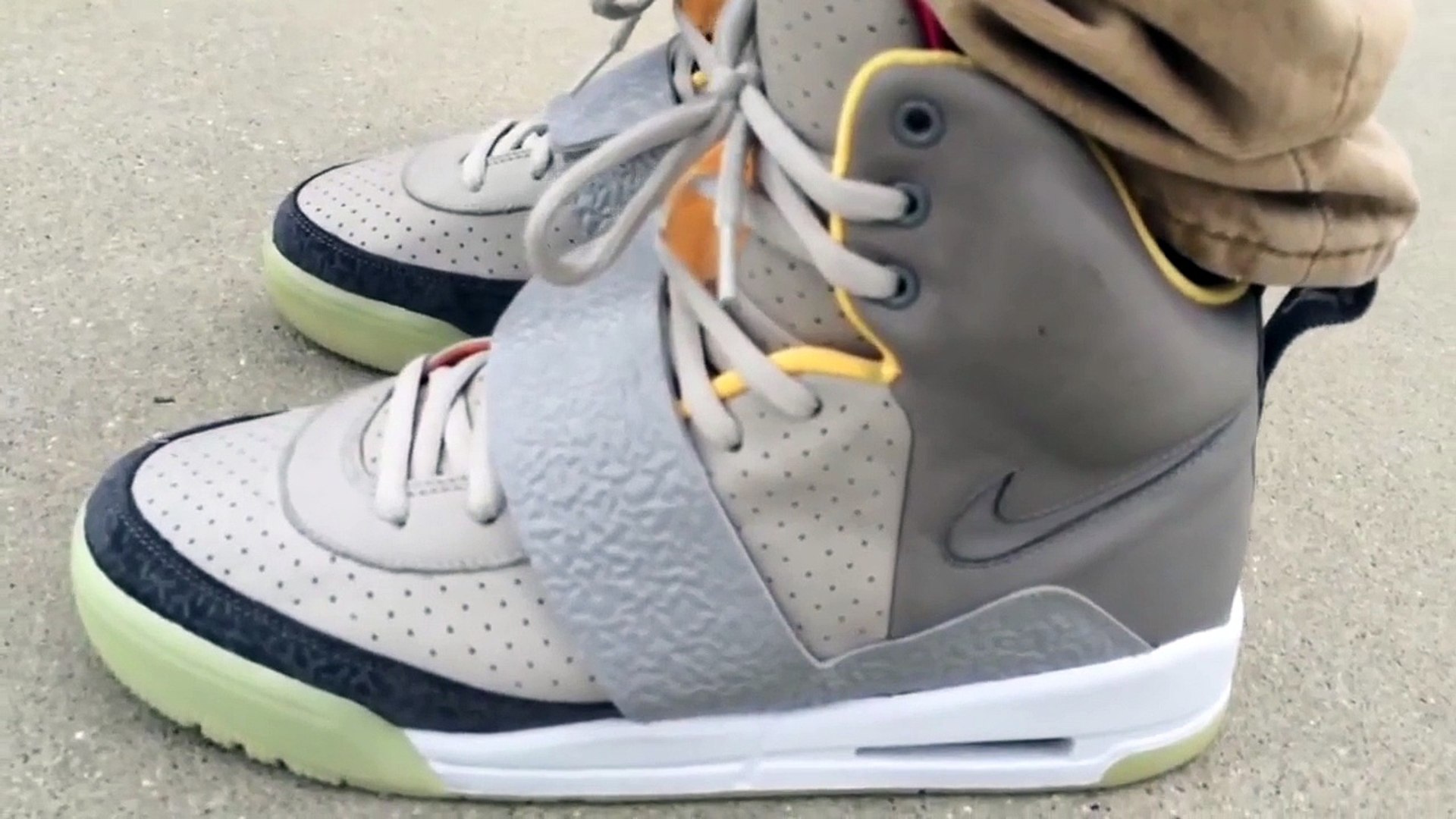Nike Yeezy 1 Zen Grey on Feet - video Dailymotion