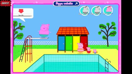 PEPPA PIG: Peppa's Swimming Pool Episode In English HD! Game For Kids And Girls By GERTIT