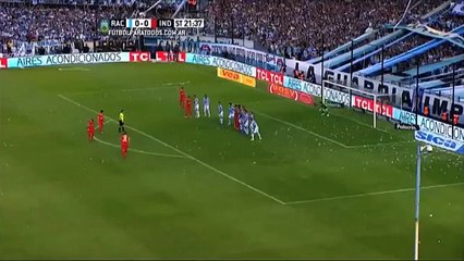 Gol de Rodríguez. Racing 0 - Independiente 1. Liguilla Pre Libertadores 2015. Final. FPT.
