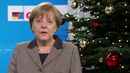 Madame le Chancelier (ALLEMAGNE). Angela Merkel. Vous et votre famille Joyeux Noël.