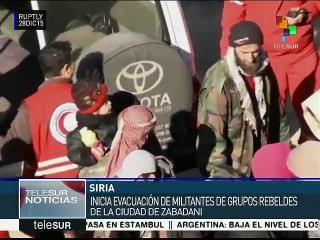 Comienza la evacuación de rebeldes sirios en Zabadani
