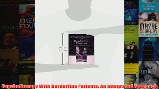 Psychotherapy With Borderline Patients An Integrated Approach