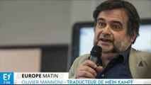 Olivier Mannoni a évoqué son travail de traduction de l'ouvrage programmatique d'Hitler, qui sera réédité en France en janvier.