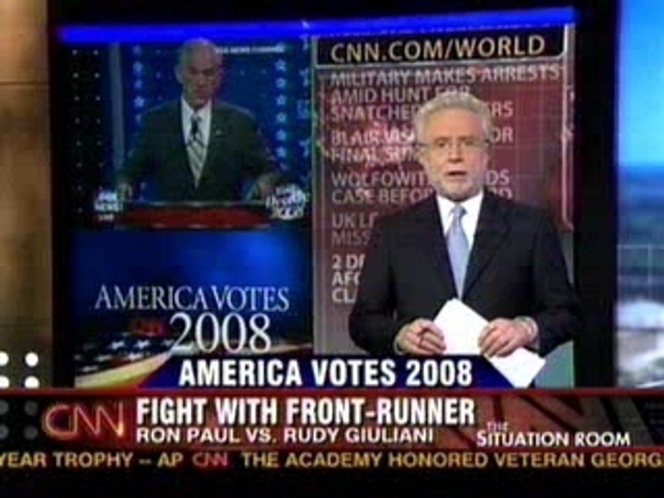 CNN: Ron  Paul  vs. Giuliani 911 Conspirator