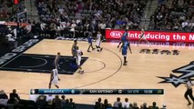 Towns Defends With Wiggins' Shoe